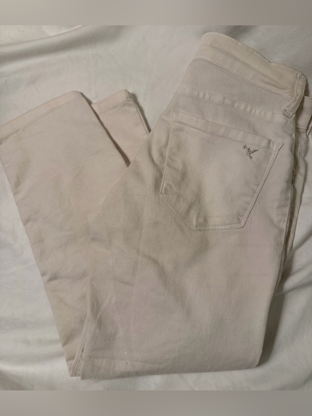 Beija Flor designs white jeans lightweight stretch size 0-2 25euro